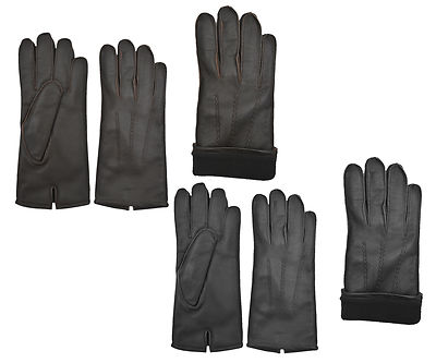 MEN'S WINTER WARM LEATHER GLOVES FASHION DRESS