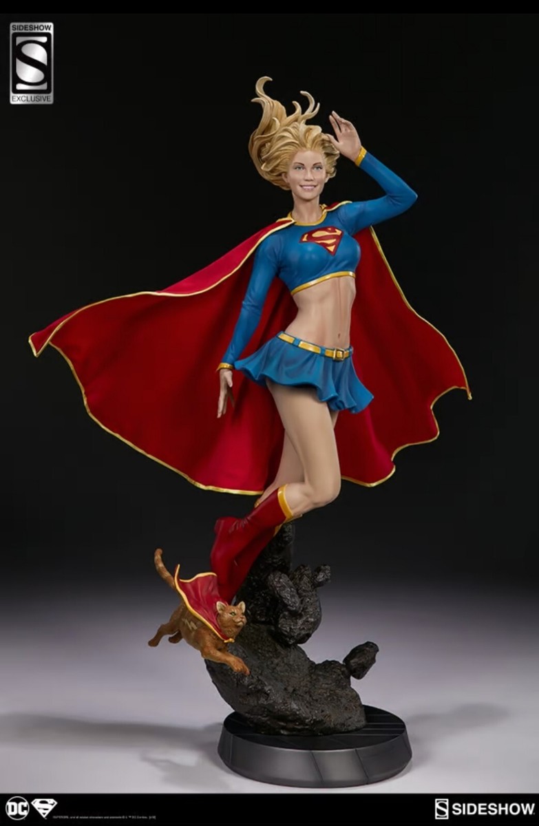 DC Sideshow Supergirl Premium Format Figure Statue New DC Sideshow Supergirl Premium Format Figure Statue New