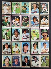 1978 Topps Baseball Set Break 25 Cards