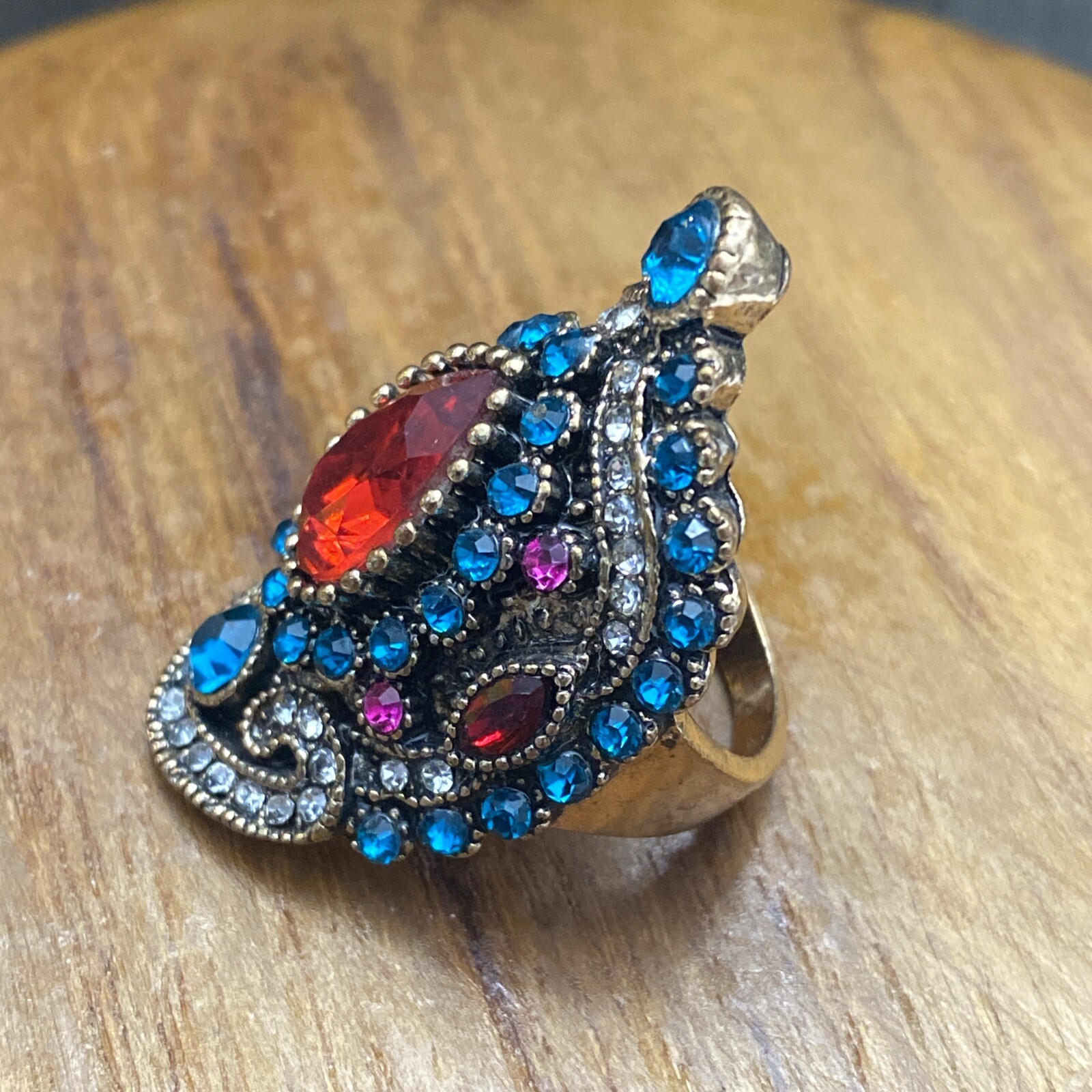 MARVELOUS Dramatic BOHEMIAN Style Rhinestone LUXU… - image 4