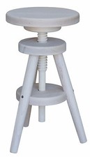 BARSTUHL BUCHENHOLZ HOCKER NEU 52-68cm HOCH Regulierbar