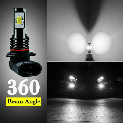 For Volvo VNL VN VNM 630 670 730 780  LED Headlight High Low Beam Bulbs 6000K - Image 2 of 4