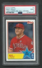 PSA 9 MINT MIKE TROUT 2018 TOPPS 1983 AS #4