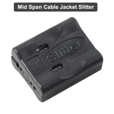 Mid Span Cable Sheath Slitter Fiber Optic Cable Stripper Black Fiber Optic Stripper NEW