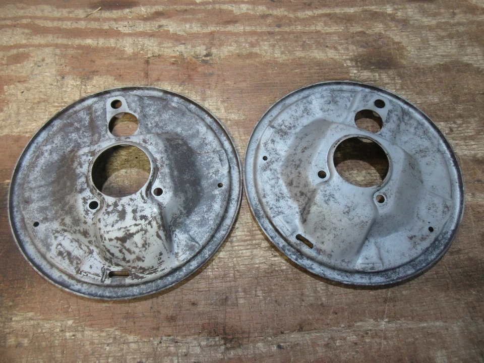 Chevrolet Belair 210 1955 1956 1957 coche tambor delantero freno husillo placas de respaldo Foto 2 de 2