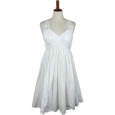 French Connection Lace Cotton A-line dress in White Size 4 | eBay French Connection Lace Cotton A-line dress in White Size 4 | eBay