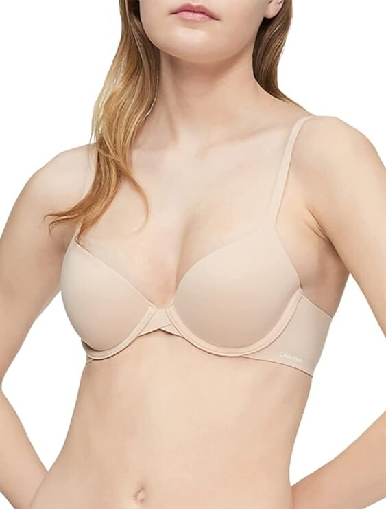 NWD Calvin Klein Perfectly Fit Lightly Lined T-Shirt Bra Beige 30C - Main Image
