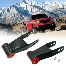 FOR 1988-2018 CHEVY SILVERADO GMC SIERRA 1500 C1500 1"-2"REAR DROP SHACKLES KIT