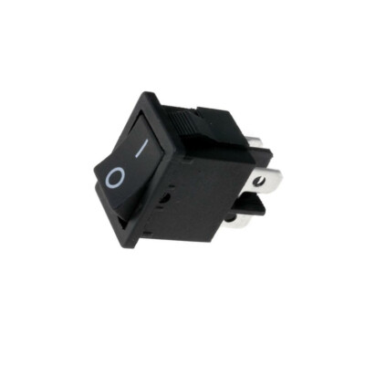 RSM201A2C3BK ROCKER DPST Pos: 2 OFF-ON 3A/250VAC schwarz Fehlen 35mΩ
