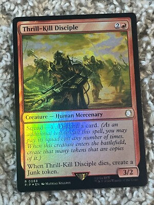 Thrill-Kill Disciple Foil PIP 0068 MTG Magic Universes Beyond Fallout