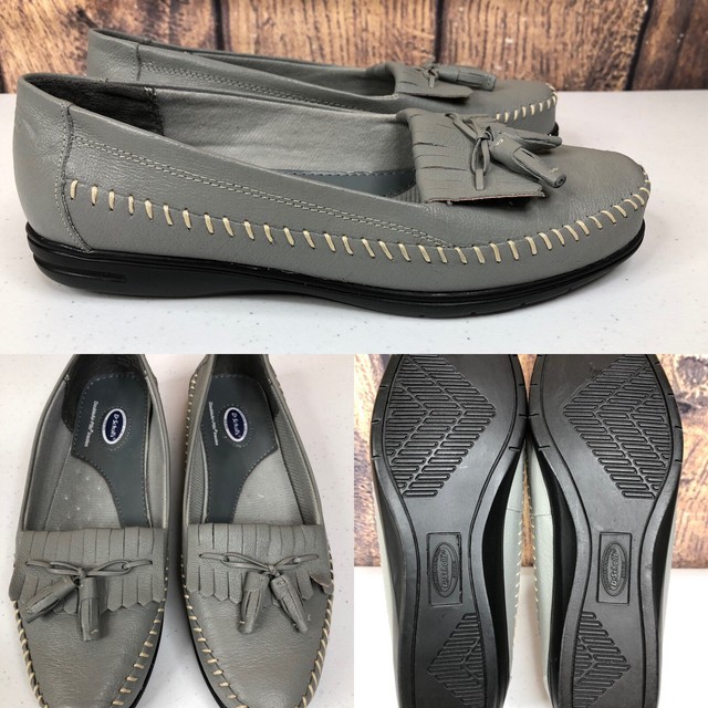 dr scholl's women's leather tassel loafers