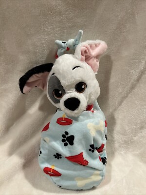 Disney Parks 101 Dalmatians Patch in a Blanket Swaddle, Still Attached