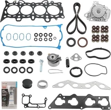 Full Head Gasket Kit With Timing Belt, Compatible with 2001-2005 Honda Civic 