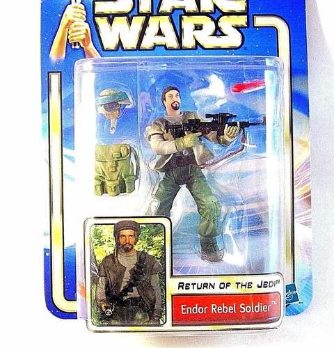 JEDI CARDED ENDOR REBEL SOLDIER 