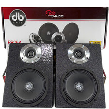 Universal Speaker Panel 1x6.5 1XTweter PAIR Speaker Pod Enclosure Box