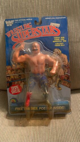 WWF LJN WRESTLING SUPERSTARS  Iron Sheik WWE MOC R...