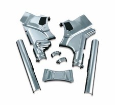 HARLEY DAVIDSON COPRI TELAIO KURYAKYN TOURING 09-13 COVER CANOTTO STERZO CROMATO