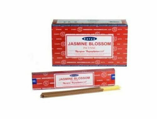 Satya Sai Baba JASMINE BLOSSOM NAG CHAMPA Incense Sticks.15gm  X 12 Boxes = 180g