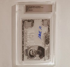 MARK MITCHELL 1/1 Auto - 2021-22 Leaf Metal SO MONEY Autograph Clear PROOF 2022