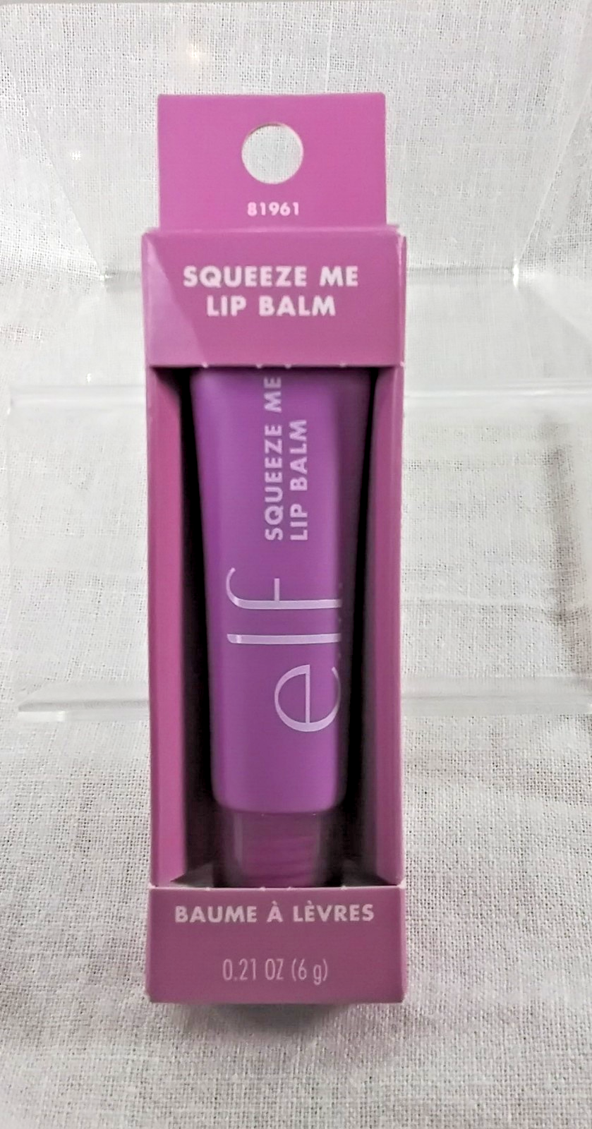 e.l.f. Squeeze Me Lip Balm in Grape 0.21 oz Hydrating & Tinted