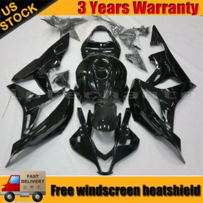 Painted Black Fairing Kit For Honda CBR 600RR 2007-2008 Injection Bodywork Set