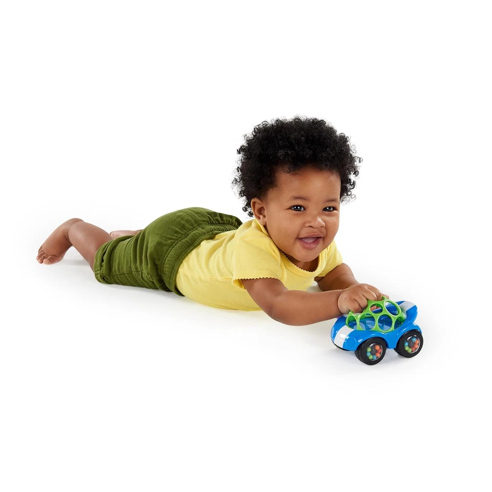 Oball Easy Grasp Rattle & Roll Toy Sports Car Bpa-Free Infant Crawling Toy, 1 Pa - Изображение 3 из 4