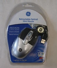 Retractable Optical Mini Mouse New Sealed General Electric (GE) 98762 NEW SH6396