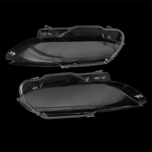 Pair Headlight Headlamp Lens Cover Fit For BMW E92 E93 Coupe M3 328i 335i Cabrio - Picture 5 of 11