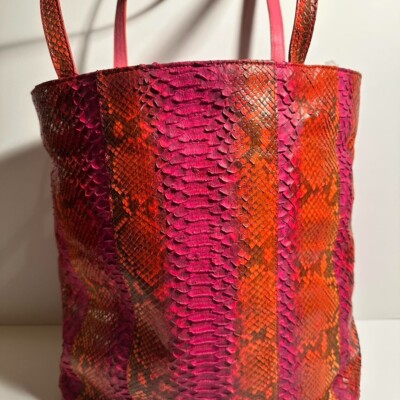 Carlos Falchi Exotic Tote (one of a kind amazing condition and very fashionable)