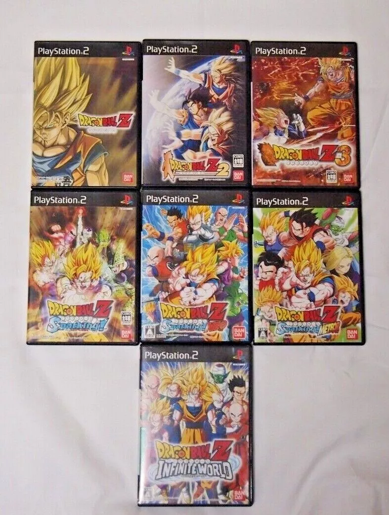 PS2 DRAGON BALL Z Sparking PlayStation 2 Japan Version BANDAI