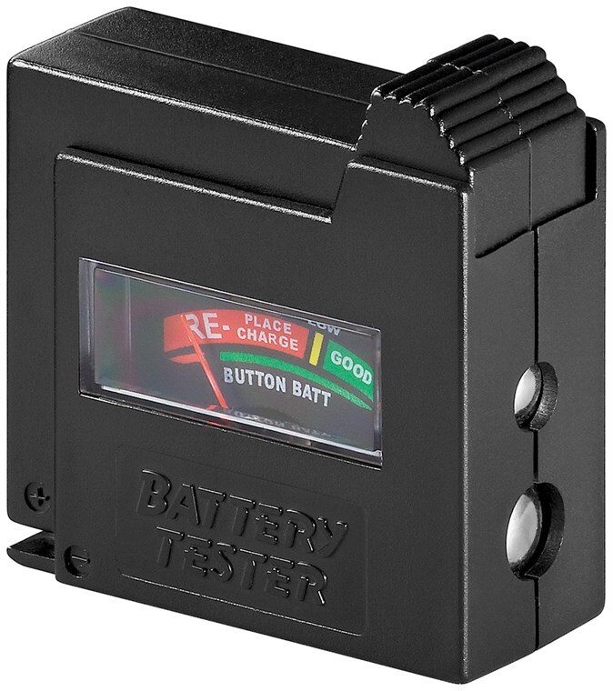 Thumbnail - Batterietester - Für Standardzellen Und Alle Gängigen Knopfzellen
