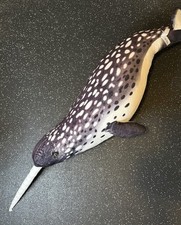 Melissa Doug Lifelike Jumbo Narwhal Giant Stuffed Animal Plush 56 Repaired