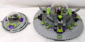 LEGO Alien Conquest Lot of 2 UFOs 7066 7052 Sets Incomplete
