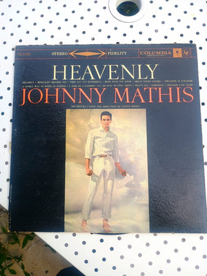 Johnny Mathis Heavenly Columbia 12'' Black Vinyl LP Stereo CS 8152