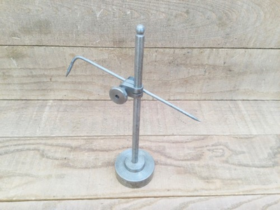 #ad Vintage Engineers Precision Steel Surface Gauge Scribing Block GBP 13.93