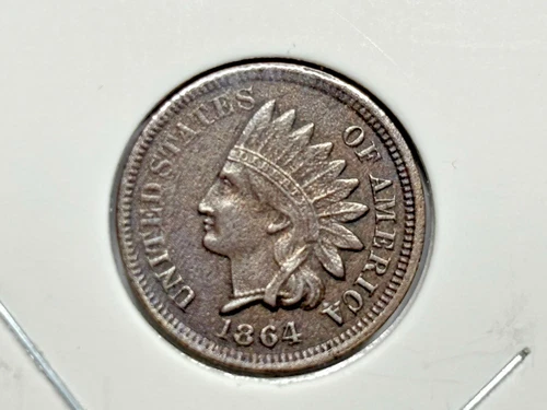 1864 Indian Head Cent - High Grade - Natural Toning