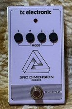 TC Electronic 3RD DIMENSION Chorus Analog Electric Guitar Pedal True Bypass 9V