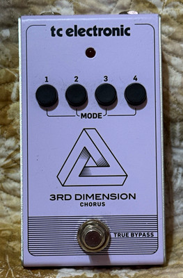 TC Electronic 3RD DIMENSION Chorus Analog Electric Guitar Pedal True Bypass 9V