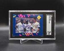 1990 Classic BO JACKSON, RUBEN SIERRA, MARK McGWIRE Variation Card #59 SGC 7 NM