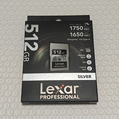 Lexar Professional SILVER 512GB CFexpress 4.0 Type A VPG200 Card LCAEXS4512G