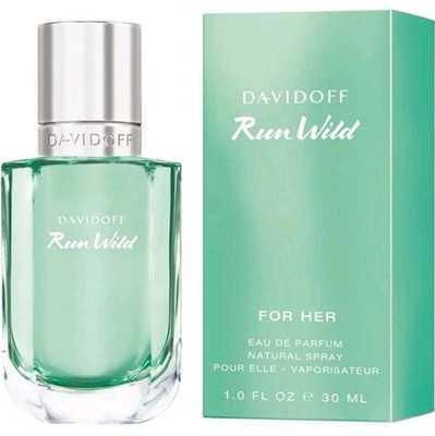 Davidoff Run Wild for Her 1 oz EDP Parfum Spray NIB! SEALED! 