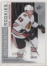 2018-19 Upper Deck SP Game Used Authentic Rookies 26/63 Carl Dahlstrom #121 um0