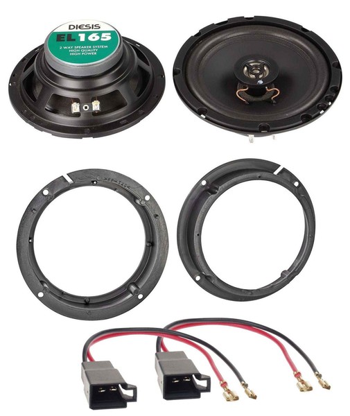 ACV 16,5Cm 100Watt 2-Wege Lautsprecher FüR Kia Carnival Soul Ab 14 FronttüR Auto-image