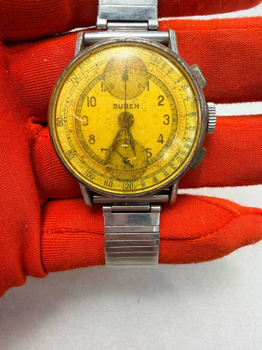 Buren Stainless Steel Band Wristwatches for sale | eBay