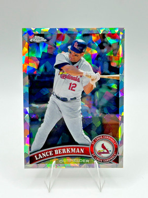 2011 Topps Chrome Atomic Refractor Lance Berkman /225