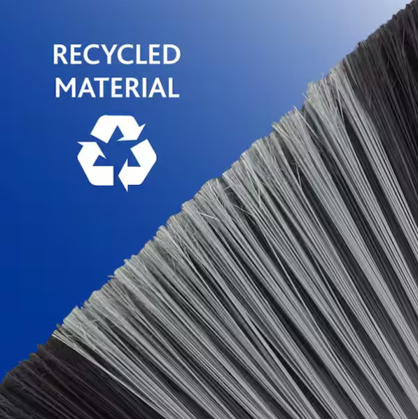 O-Cedar PowerCorner Pet Pro Broom with Step-On Dustpan Angled Bristles 1-Pack