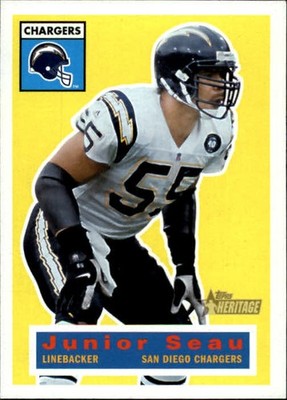 2001 Topps Heritage #4 Junior Seau - FB
