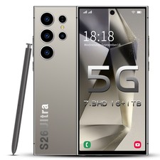 S26 ULTRA 16GB+1TB Smartphone Cell Phone 8000mah Battery 108MP Rear Camera Deca 