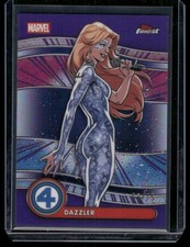 2026 Topps Finest Fantastic Four - Dazzler #057 - Purple Refractor 68/75