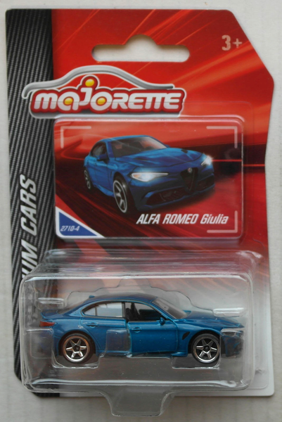 Majorette Premium Cars Alfa Romeo Giulia Blaumetallic Neu/Ovp Auto Car Pkw Blue-image